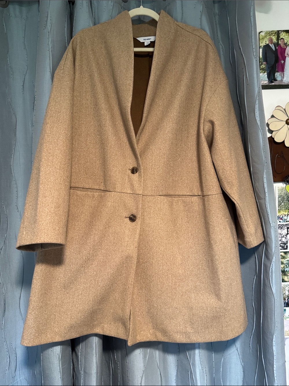 Old Navy Camel Tan Trench Coat XXL NWT
